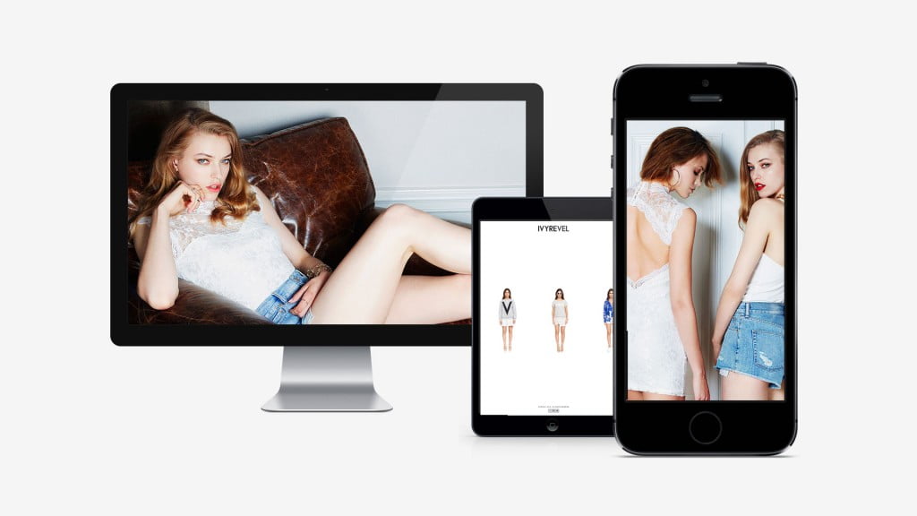 Hemsida och e-shop åt Kenzas klädmärke Ivyrevel.